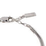 Silver snake chain bracelet by Mounir
